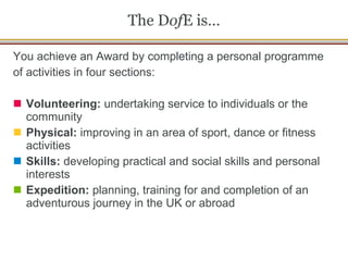 Bronze DofE | PPT