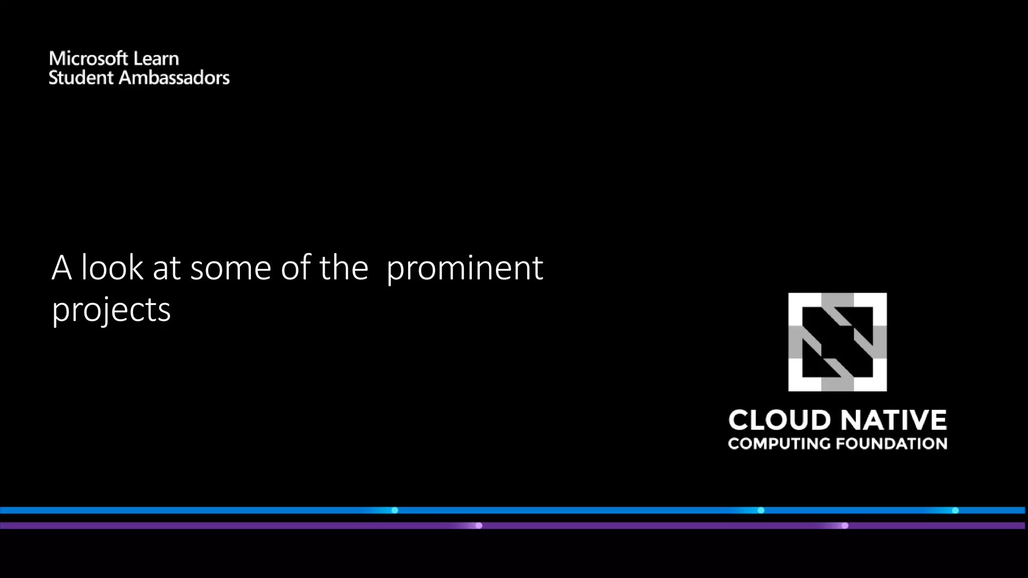 A look at some of the prominent
projects