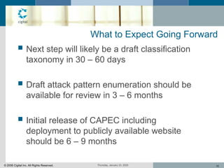 Cape Classification System Introduction_to_the_Common_Attack_Pattern_Enumeration_and ...