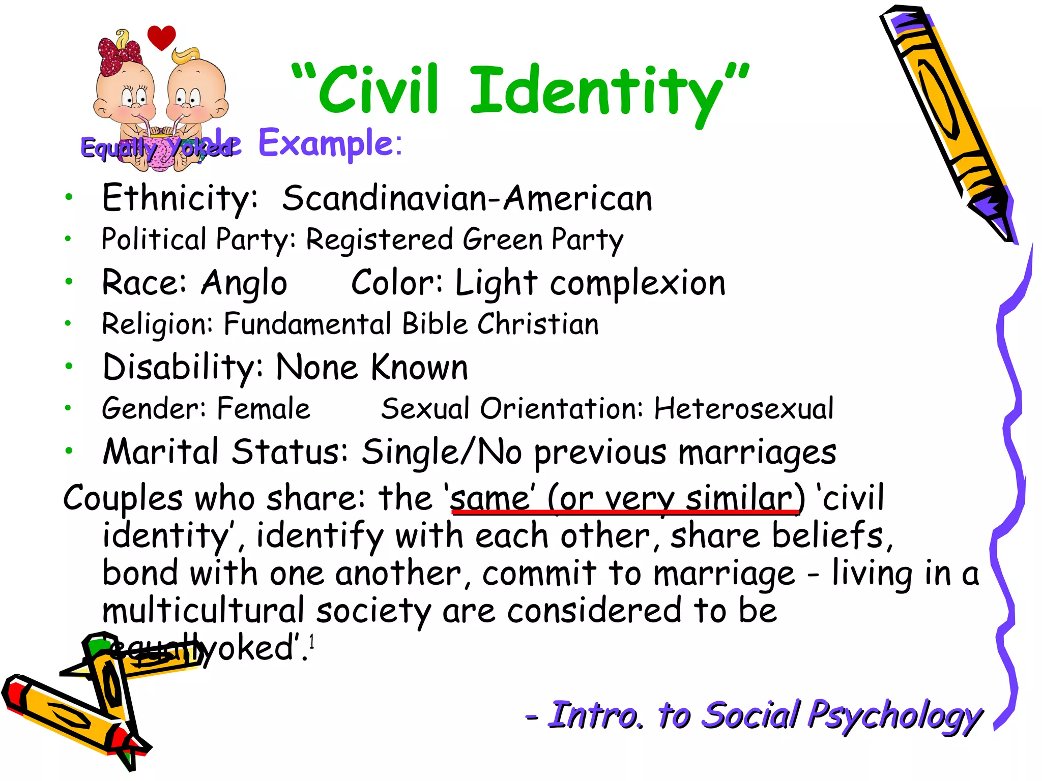 Introduction to the Equally Yoked Coupleship Liberal Arts & Humanit…