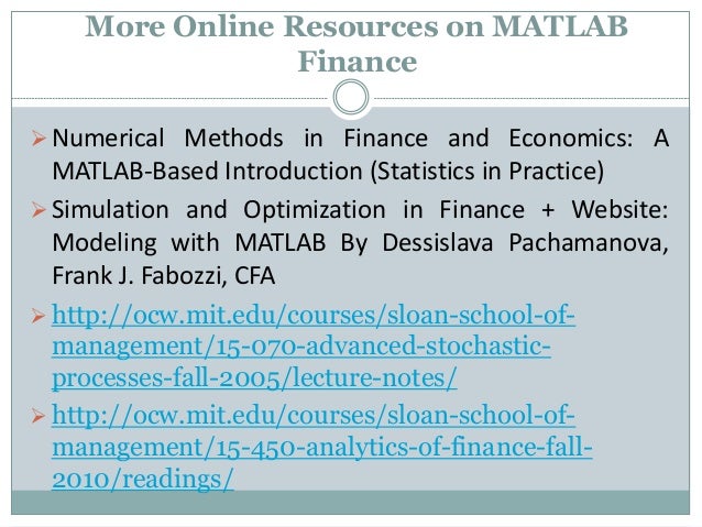 numerical methods in finance & economics_ a matlab-based introduction pdf