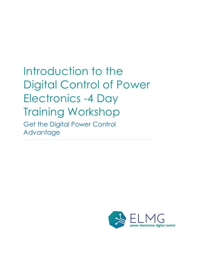 Digital Control of Power Electronics Training Course