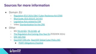 Introduction to the European Union Cyber Resilience Act (CRA) | PDF