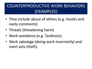 Introduction to the field of organizational behavior | PPTX