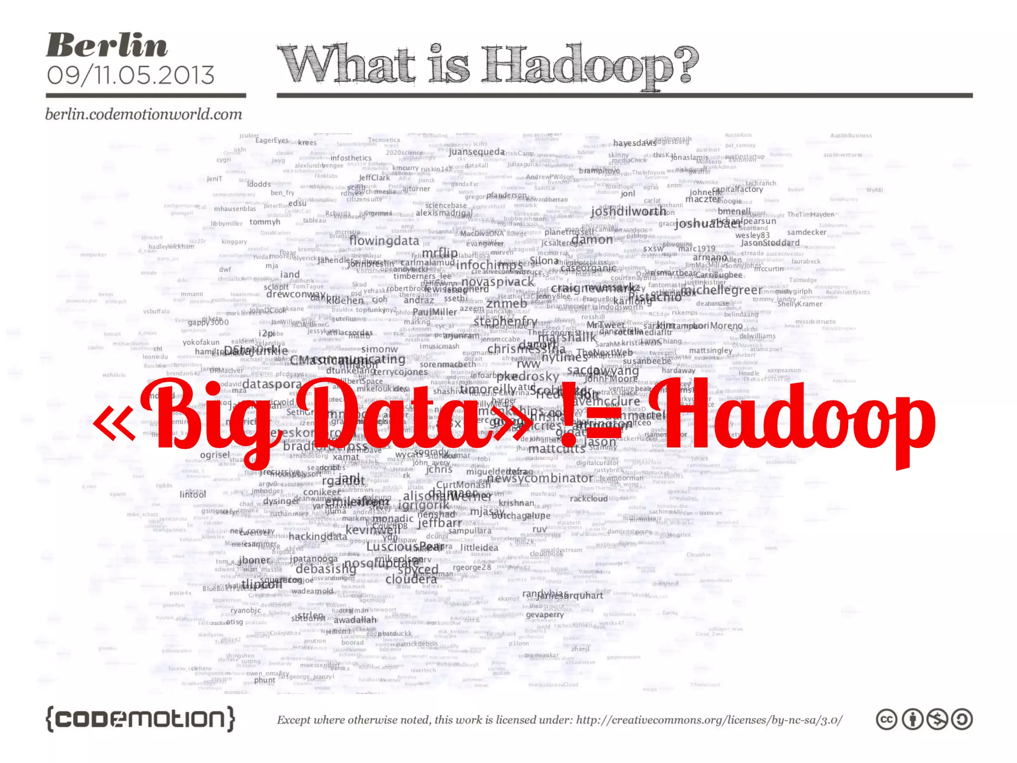 What is Hadoop?
 