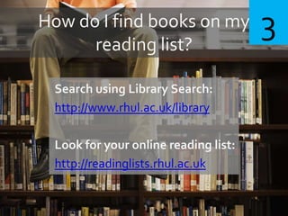 Introduction to the library for PGRs | PPTX