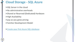 Microsoft Azure Cloud Basics Tutorial | PPTX