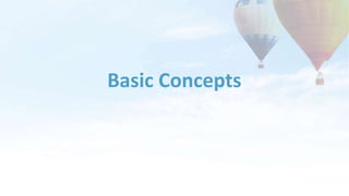 Basic Concepts
 