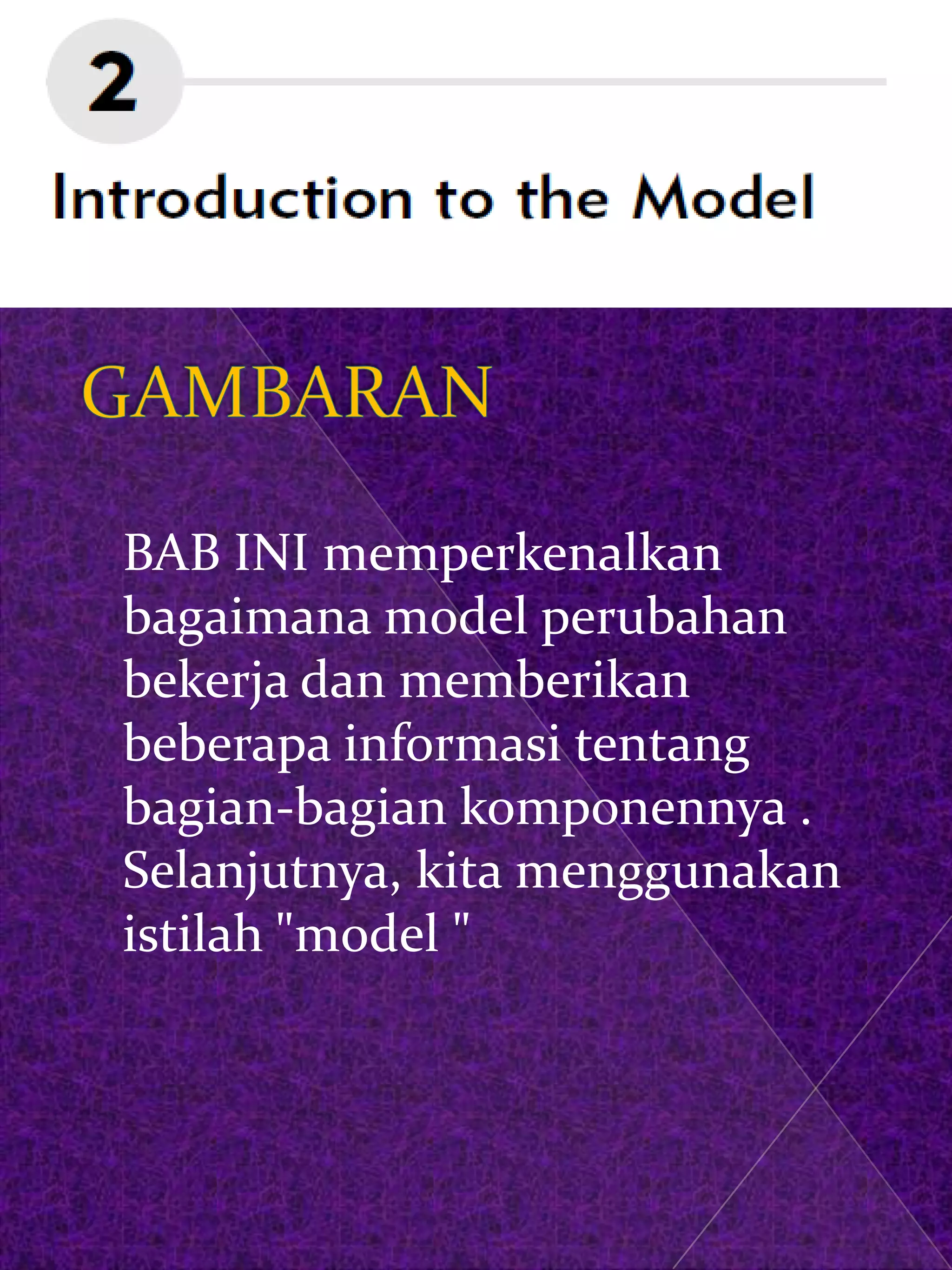 Introduction to the model | PPTX