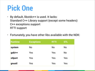 Introduction to the Android NDK | PDF