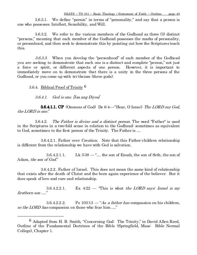 Introduction To Theology May Tagalog