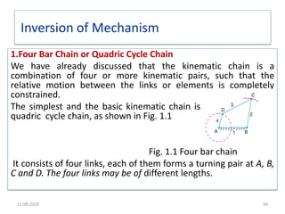 Introduction to theory of machines | PDF