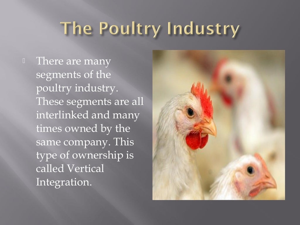 Introduction to the poultry industry
