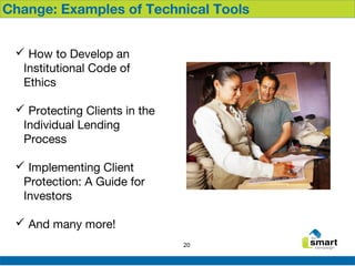 Introduction to the principles of client protection to post | PPT