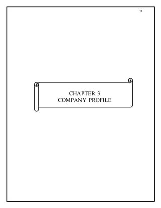 17
CHAPTER 3
COMPANY PROFILE
 