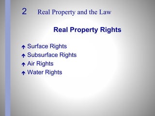 Surface Rights Introduction to the real estate business ideas | PDF