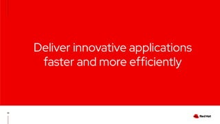 26
Deliver innovative applications
faster and more efficiently
 