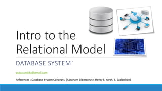 Introduction to the relational model | PPT