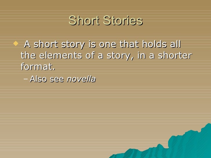 Introduction To The Short Story