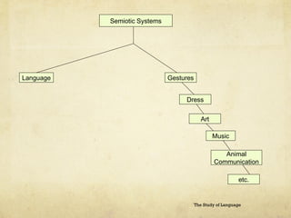 Systemic Language Introduction to the study of language | PPT