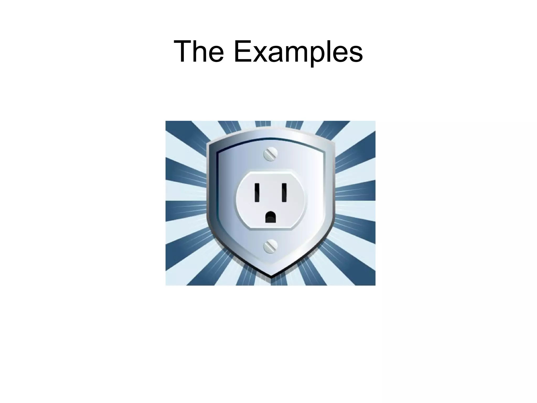 The Examples

 