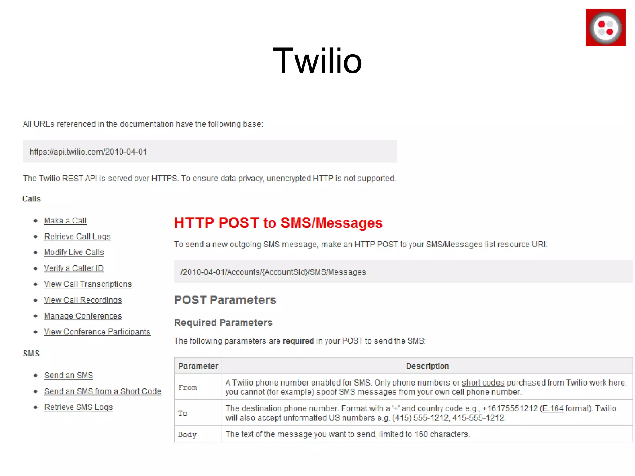 Twilio

 