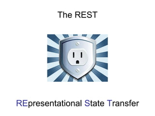 The REST

REpresentational State Transfer

 