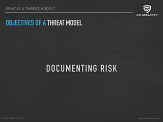 Introduction to Threat Modelling in cyber security | PDF