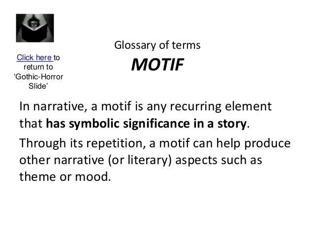 What is a motif in a story?