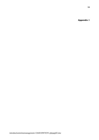 14




                                                           Appendix 1




introductiontotimemanagement-12640109870391-phpapp02.doc
 