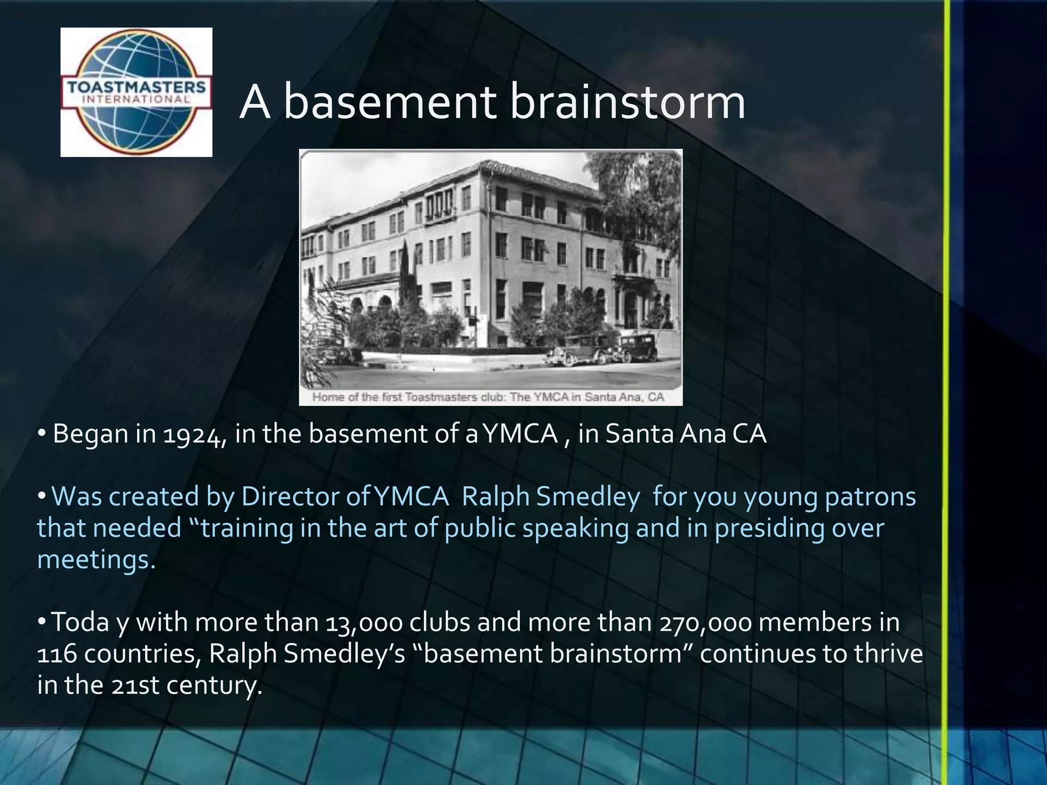 Introduction to Toastmasters | PPTX