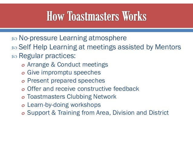 Introduction to Toastmasters