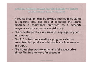 Introduction to toc and compiler | PDF