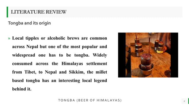Toongba TONGBA - BEER OF HIMALAYAS | PPTX