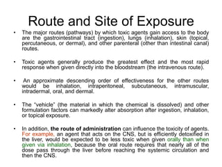 Introduction to toxicology 1 | PPT