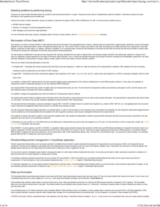 Detecting problems by performing tracing
Tracing can be used to obtain information about any problems concerning network element or a region. Tracing can be also used for troubleshooting customer complaints. TraceViewer provides up-to-date
information on user equipment and the related area.
Tracing can be used to monitor subscriber’s activity, for example, to determine the quality of GSM, GPRS, WCDMA and LTE calls or to solve end-user problems such as:
WCDMA calls are dropped,
varying or no coverage in a particular geographical location,
SMS messages do not reach their target destination.
For more information about using Tracing to investigate quality of service or locate problems, see the Tracing Subscribers and Equipment document.
Minimization of Drive Tests (MDT)
Drive testing is a process of manual collection of radio interface performance information in the geographical area of interest. Gathered data can include levels of signal strength, interference, amount of throughput
available for users, experienced delays, number of dropped and blocked calls, etc. This is done in order to create a QoS network map. Most commonly,you can initiate drive tests due to deployment of new base
stations, construction of major object, e.g. highway, customers’ complaints, or on a periodical basis. Among the main drawbacks of drive tests are their high cost and the fact that they are limited to outdoor areas.
This defines the necessity for minimization of drive tests using automatic monitoring algorithms.
The main means for achievement of this goal are User Equipment (UE) reporting, extended with new types of measurements, and advanced analysis methods of the existing data. Selection or creation of new
metrics or algorithms is heavily dependent on the target of the network state monitoring. Thus, to reduce the operational expenses and increase the network robustness and maintainability, general MDT use cases
have been classified to several groups: coverage, capacity, mobility, quality of service and quality of common channels’ operation.
There are two modes concerning Minimization of drive test:
Immediate MDT - functionality that involves measurements performed by the User Equipment in CONNECTED state and reporting of the measurements to eNodeB or RNC available at the time of reporting
conditions as well as measurement by the network for MDT purposes.
Logged MDT - functionality that involves measurement logging by User Equipment in IDLE mode, CELL_PCH and URA_PCH states (when User Equipment is in UTRA) for reporting to eNodeB or RNC at a later
point of time.
It is possible to configure MDT measurements for the User Equipment logging purpose independently from the network configurations for normal RRM purposes. However, in most cases, the availability of
measurement results is conditionally dependent on the User Equipment RRM configuration.
User Equipment MDT measurement logs consist of multiple events and measurements taken over time. The time interval for measurement collection and reporting is decoupled in order to limit the impact on the
User Equipment battery consumption and network signalling load.
It is possible to configure the geographical area where the defined set of measurements shall be collected.
The measurements shall be linked to available location information and/or other information or measurements that can be used to derive location information. The measurements in measurement logs shall be linked
to a time stamp. The network may use User Equipment capabilities to select terminals for MDT measurements.
The subscriber/cell trace functionality is reused and extended to support MDT. If the MDT is initiated toward to a specific User Equipment (e.g. based on IMSI, IMEI-SV, etc.), the signalling based trace procedure
is used, otherwise the management based trace procedure (or cell traffic trace procedure) is used.
The User Equipment measurement logging mechanism is an optional feature. In order to limit the impact on User Equipment power consumption and processing, the User Equipment measurement logging should as
much as possible rely on the measurements that are available in the User Equipment according to radio resource management enforced by the access network.
The availability of location information is subject to User Equipment capability and/or User Equipment implementation. Solutions requiring location information shall take into account power consumption of the User
Equipment due to the need to run its positioning components.
In TraceViewer you can use MDT in a LTE profiles (there you can define type of measurements you want to take) and assigned it to a LTE trace. For more information on how to create such a profile, see Creating
a LTE profile in TraceViewer Help document.
Since RU50EP1, it is also possible to use MDT in WCDMA. It is possible to define proper periodical measurement parameter on RNC side to get RRC:MeasruementReport in requested time interval. Based on an
operator configuration, the RNC activates measurements like CPICH EcNo, CPICH RSCP, UE TX-power in the UE. These are the classic measured items used also for RRM purposes, so coordination between
RRM and MDT is needed and it sets some restrictions. The UE reports data to RNC in RRC Measurement Reports. Also, GPS and Rx-Tx time difference Type 1 are used also for other purposes, so coordination
between RRM and MDT is needed and it sets some restrictions.
Periodical Measurement management in TraceViewer application
Periodic measurement feature allows you to set proper parameter on eNodeB network element to gather periodical intra-frequency UE measurement for post-processing in O&M. User Equipments that are
connected to the network are requested to periodically report the measurement of serving cell signal as well as to report intra-frequency neighbour cells. If parameters are correctly set on network element, then
eNodeB stores temporarily the UE measurement and forwards them to O&M server when is requested to do that.
You can use this reports to investigate issues related to coverage and quality of a radio network without involving field drive tests. You can also use this data for better resolving the subscriber's complaints or to
ease drive tests when the traced equipment is actually used for testing.
In TraceViewer application periodical measurement can be set during LTE trace activation. In New Trace window you can enable Periodical Measurement option and set proper interval and amount of
measurement. For more information on how to set periodical measurement see Creating a Cell Trace chapter in TraceViewer Help document.
In TraceViewer application you can also disable periodical measurement on particular cell(s). In Periodical Measurement Settings window you can find all cells on which periodical measurement is enabled. To see
how deactivate periodical measurement on desired cell, see Disabling Periodical Measurement settings chapter in TraceViewer Help document.
State synchronization
This functionality allows synchronizing states between trace state and NE state. State synchronization queries every day every active LTE trace and checks whether their states are the same. If such a trace is not
in operational state than such a trace changes into Inactive . Every state synchronization procedure can be observed in Trace History tab.
Synchronization after activation checks states on network element and on trace. State synchronization performed on a GSM and WCDMA network elements is conducted by GET operation. This functionality
allows you to ask network element about it real state. Then network element returns feedback about all active traces on it. Furthermore, TraceViewer compares states on network elements and states of a trace
and sets proper state.
If you activating traces on LTE network elements it looks completely different. While activating a trace on an eNodeB, a mtrace manage object is reserved (you can see this MO in CM Editor application). When
trace is properly allocated, previously reserved mtrace manage object changes from non-operational state into operational state. You can recognize it by checking if mtrace changed into MTRACE.
If MTRACE with proper FQDN is in operational state in CM application, the trace state in TraceViewer should be change to Active . If such a trace is not in operational state, then such a state should be changed
Introduction to TraceViewer https://na1waslb.netact.personal.corp/Infocenter/topic/tracing_overview/t...
5 of 14 17/05/2016 04:48 PM
 