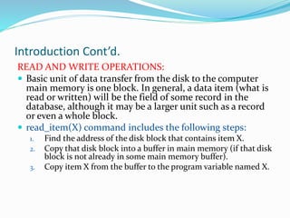 Introduction to transaction processing concepts and theory | PPTX