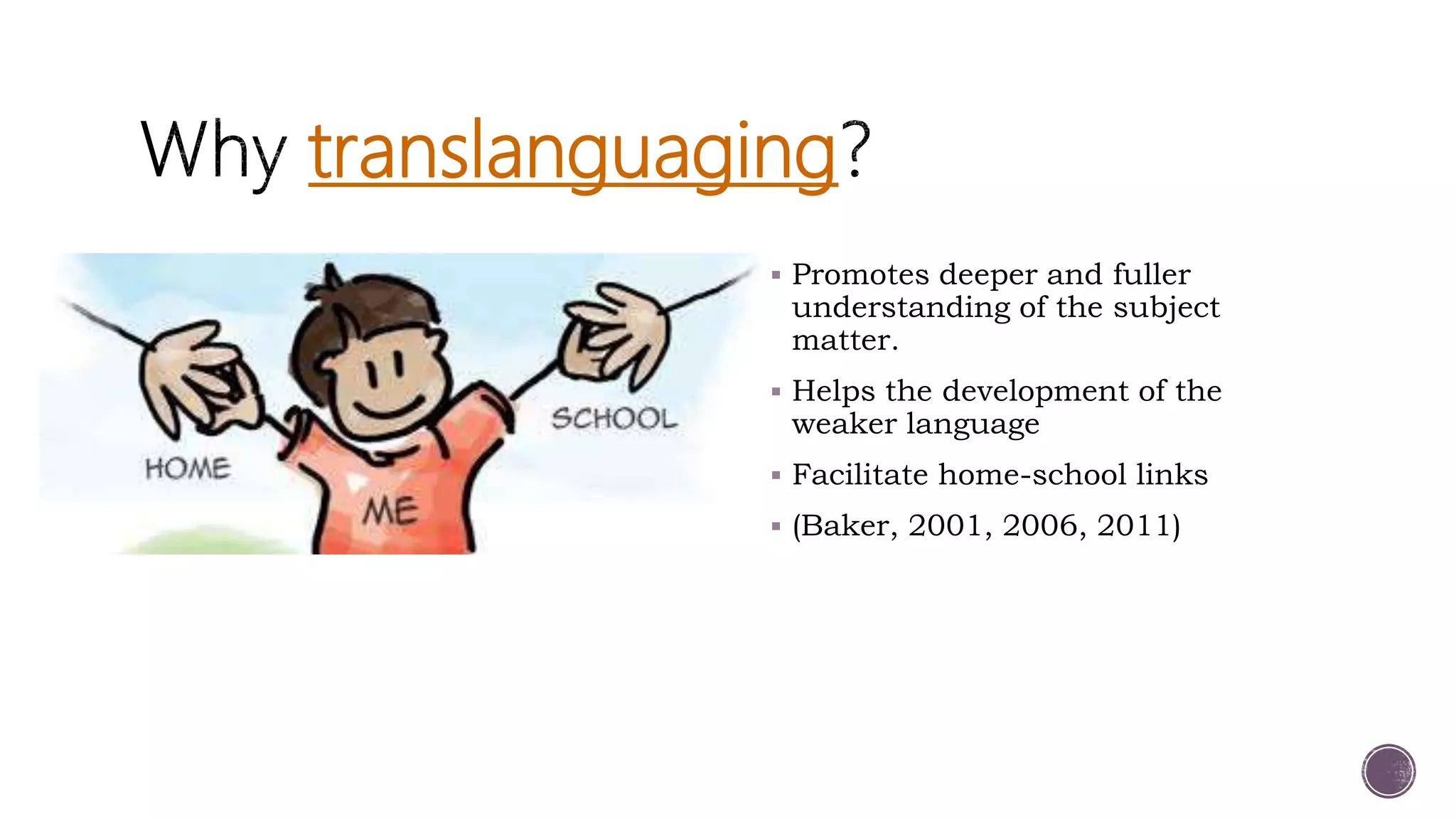 Translanguage Stance Introduction to Translanguaging in the ESL/EFL Classroom | PPT