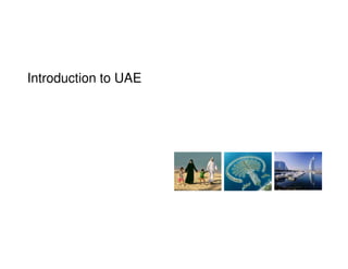 Introduction to UAE
 