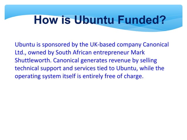 Introduction to Ubantu | PPT