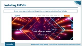 Introduction To UiPath | RPA Tutorial For Beginners | RPA Training ...