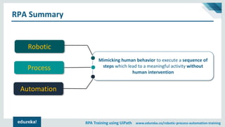 Introduction To UiPath | RPA Tutorial For Beginners | RPA Training ...