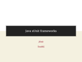 @gil_zilberfeld
Java xUnit frameworks
JUnit
TestNG
 