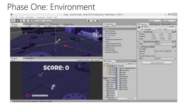 Introduction to Unity3D and Building your First Game | PPT
