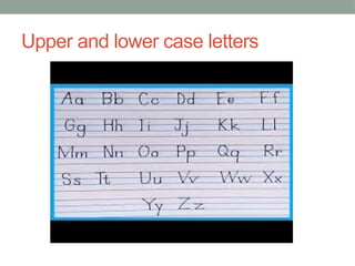 Comprehensive Introduction to Upper and Lower Case Letters for ...