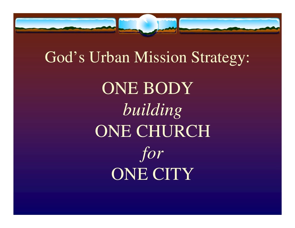 Introduction To Urban Mission