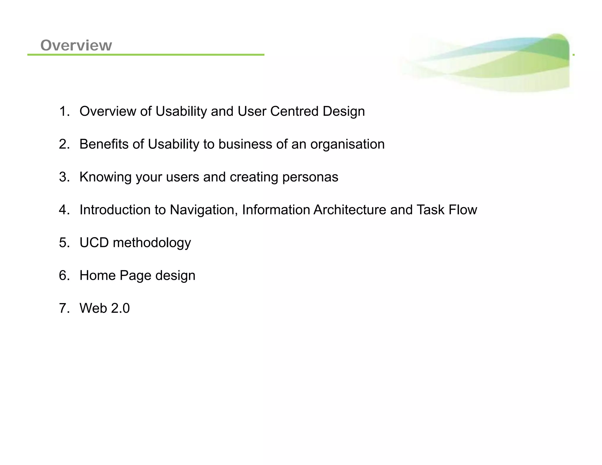 Introduction To Usability