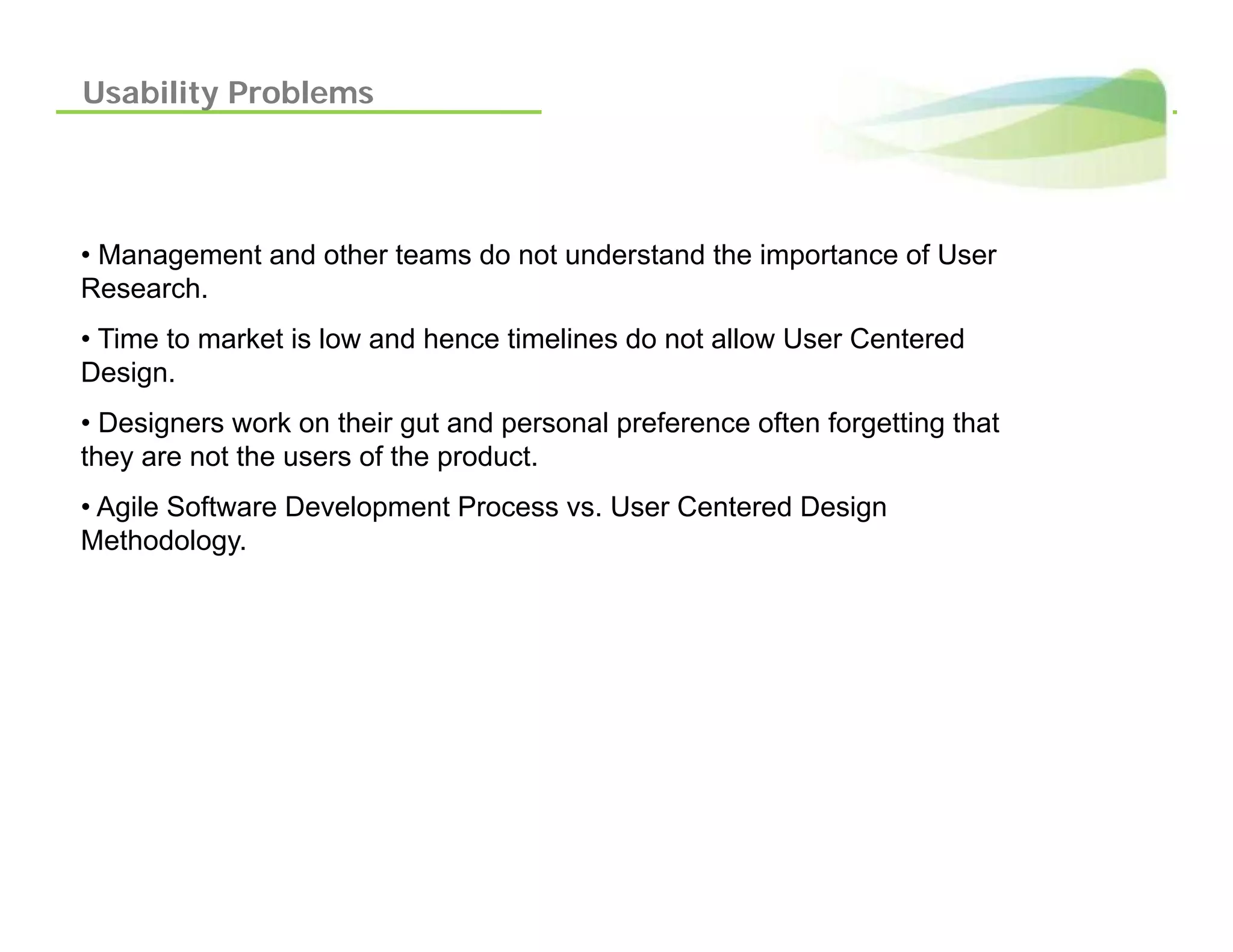 Introduction To Usability