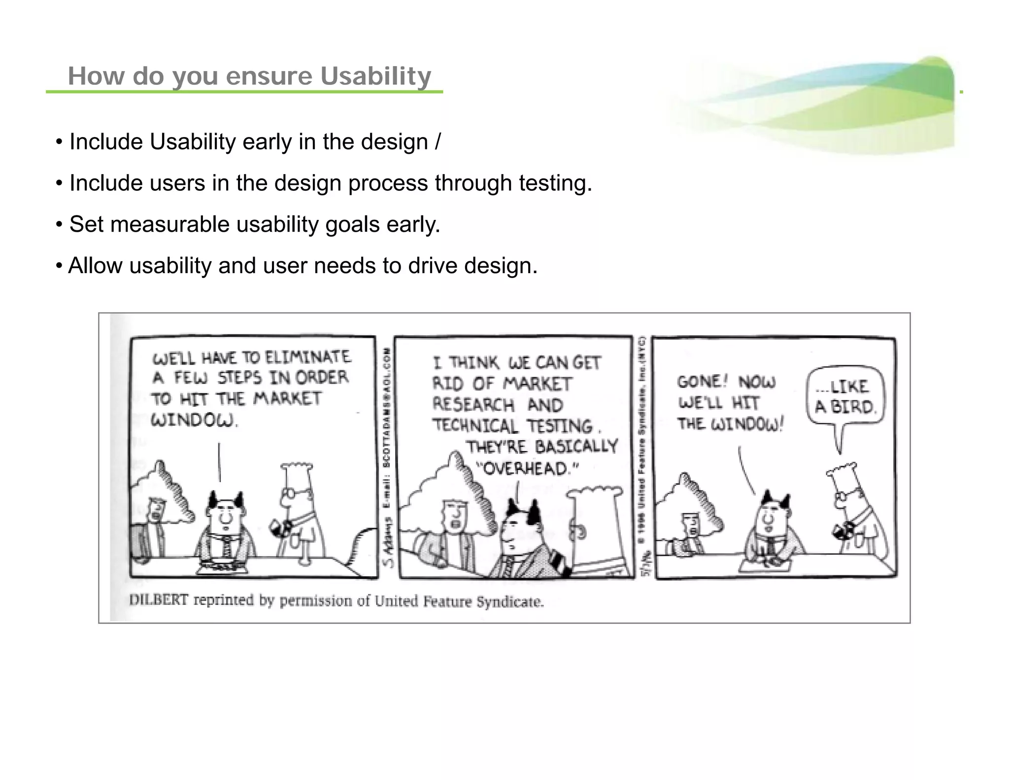 Introduction To Usability