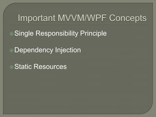 Introduction To Useful Wpf | PPTX